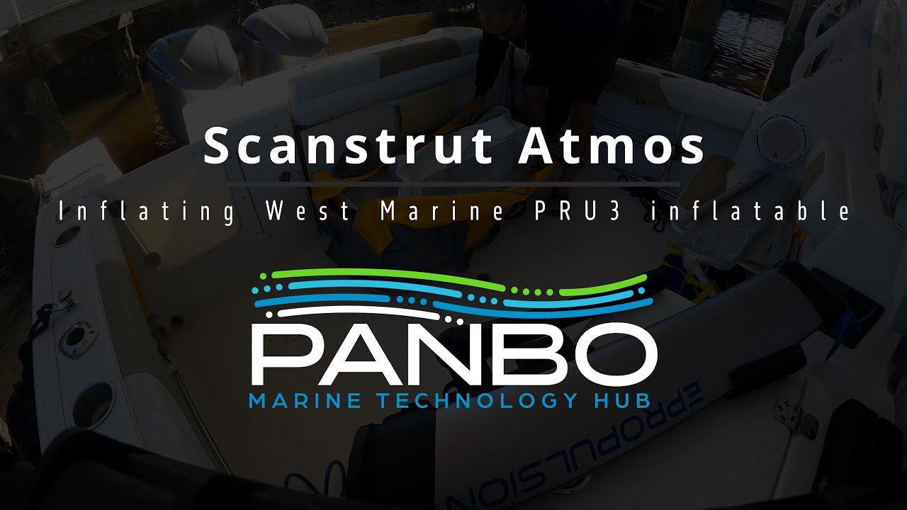 Panbo Presents: Scanstrut Atmos inflating a West Marine PRU3 inflatable boat
