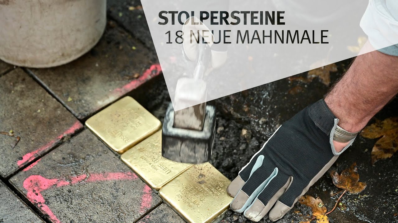 Weitere 18 Stolpersteine erinnern an Opfer des Nationalsozialismus in Krefeld