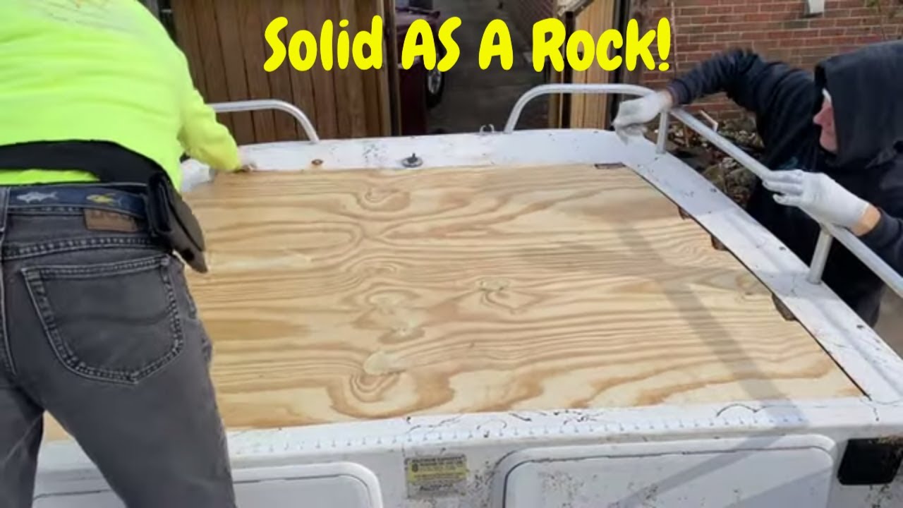 Repairing Spongy Boat Deck
