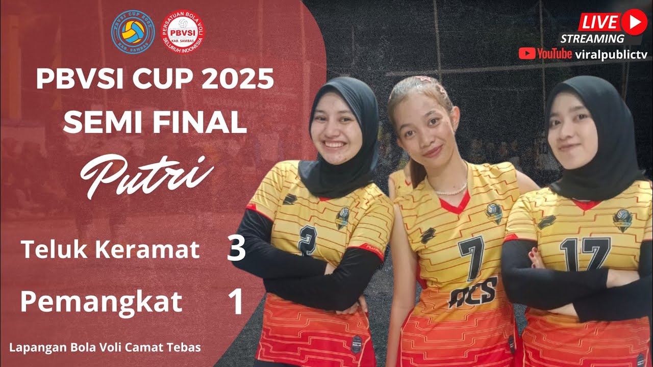 PBVSI CUP 2025 - TELUK KERAMAT VS PEMANGKAT
