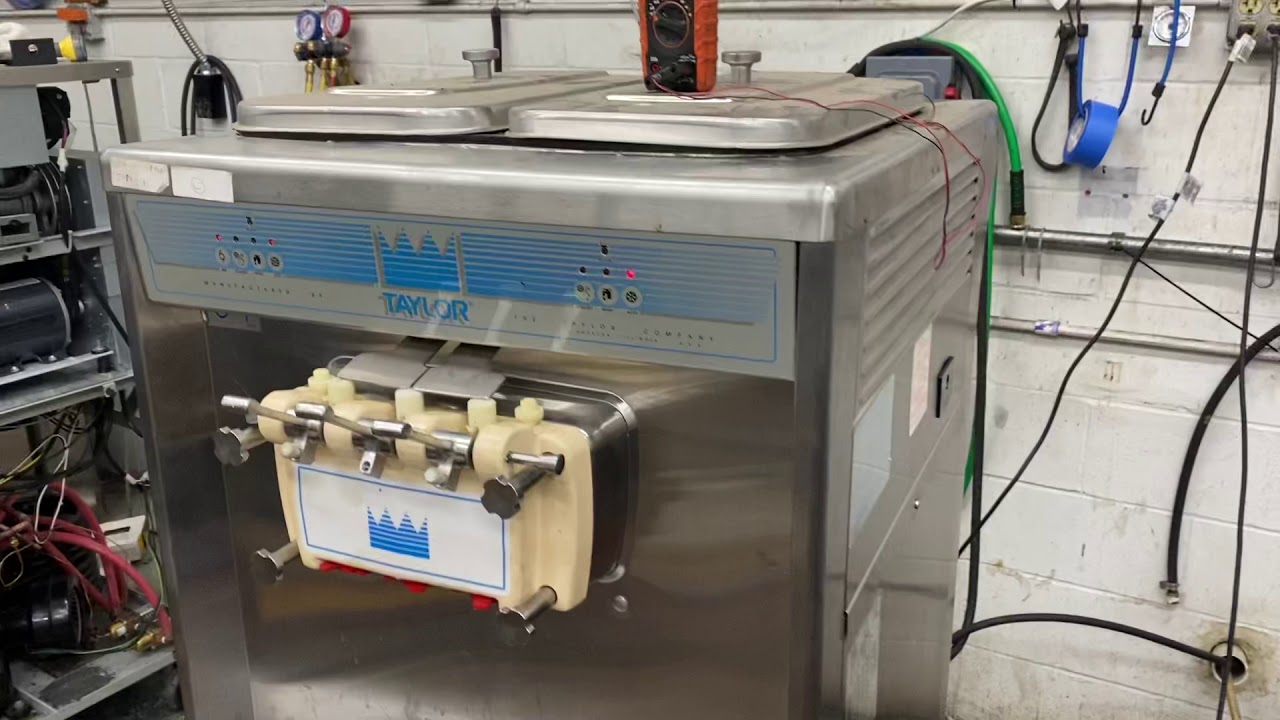Taylor 754 J9085188 Three Phase Water Soft Serve Frozen Yogurt Machine(www.slicesconcession.com)
