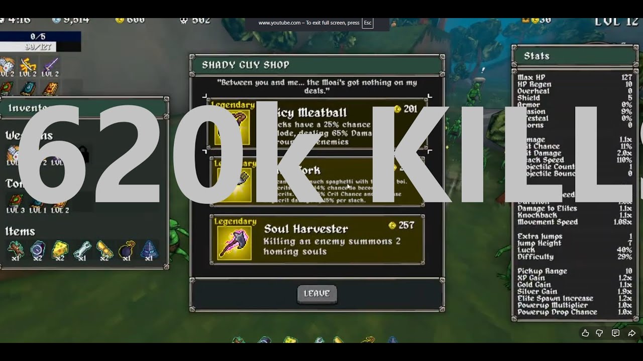 MEGABONK | How I Got 600k+ Kills  [Hat Patch]
