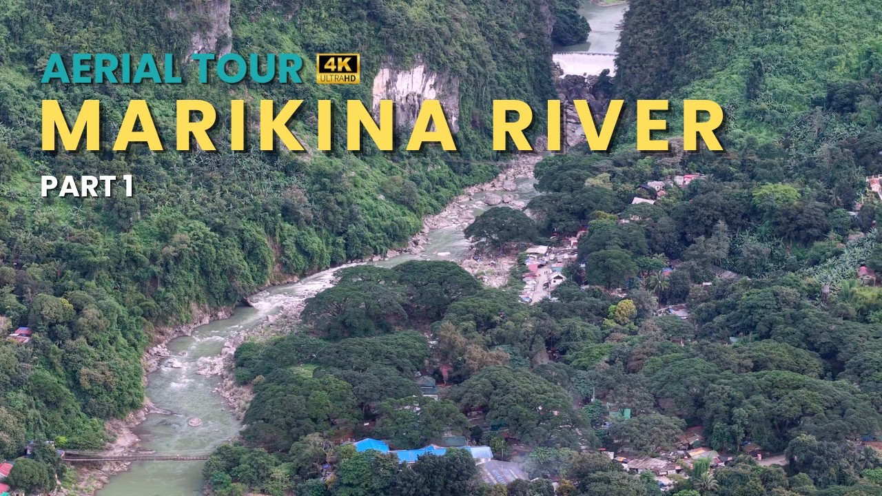 Aerial Tour of Wawa Dam and Marikina River | Rodriguez (Montalban)