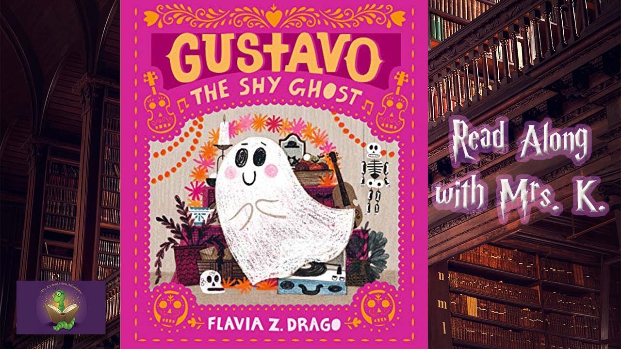 GUSTAVO THE SHY GHOST read aloud – Written & Illustrated by Flavia Z. Drago | Halloween Picture Book