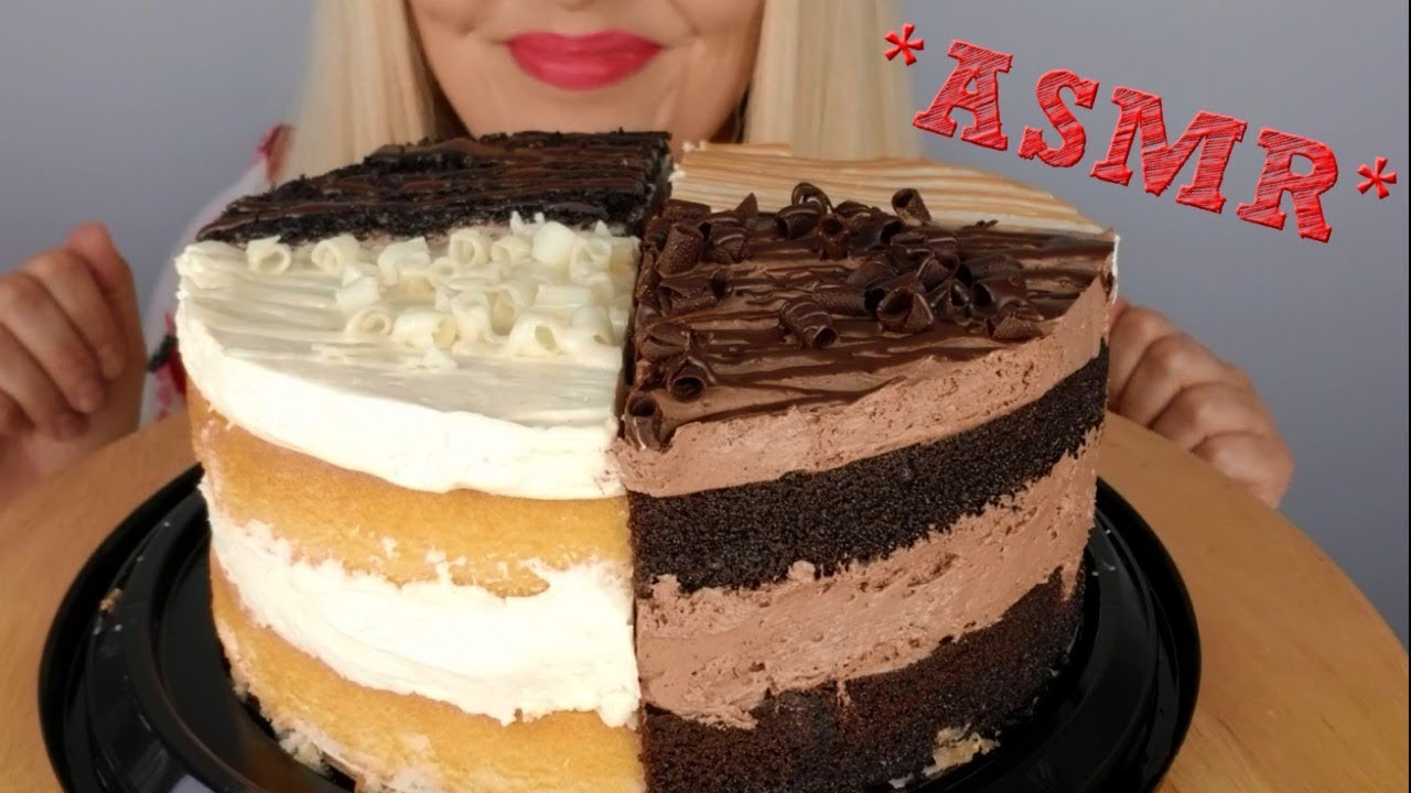 ASMR Eating Chocolate Cake | Cheesecake | Caramel and Cookies n Cream Cake *No Talking