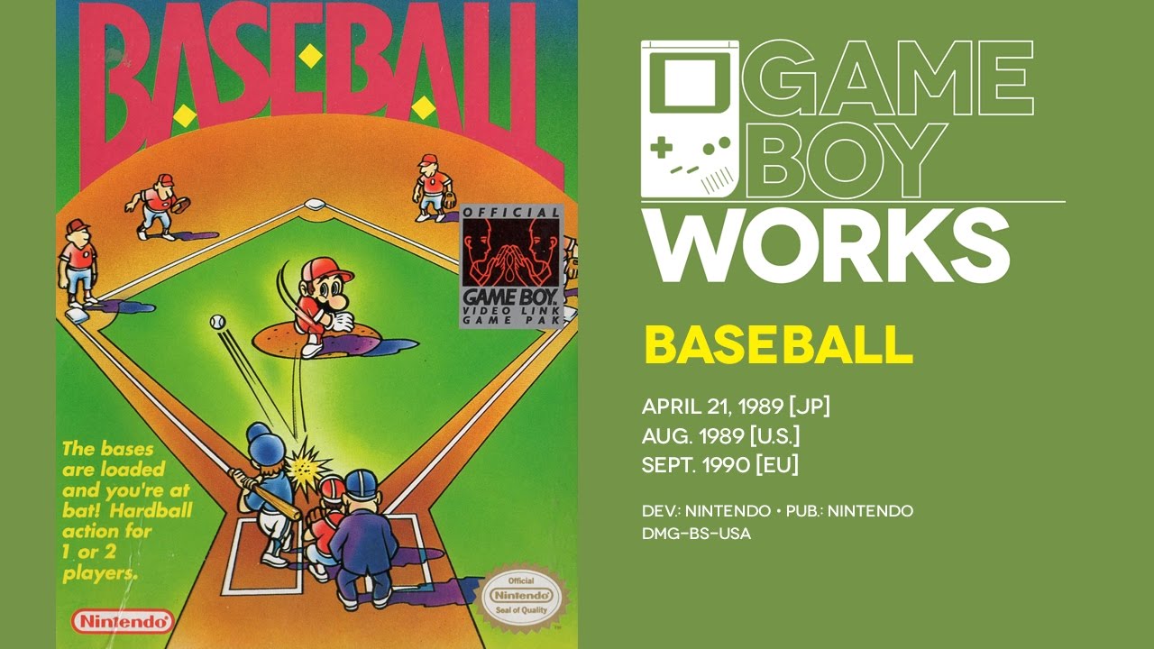 Baseball (Game Boy) retrospective: Crying foul ball | Game Boy Works #002