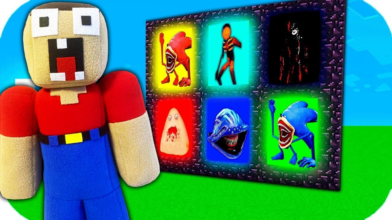 ВСЕ СЕРИИ 2 НУБА И ДЕВУШКА ПРО НАШЛИ НОВЫЕ ПОРТАЛЫ К МОНСТРАМ В МАЙНКРАФТ! MINECRAFT СБОРНИК