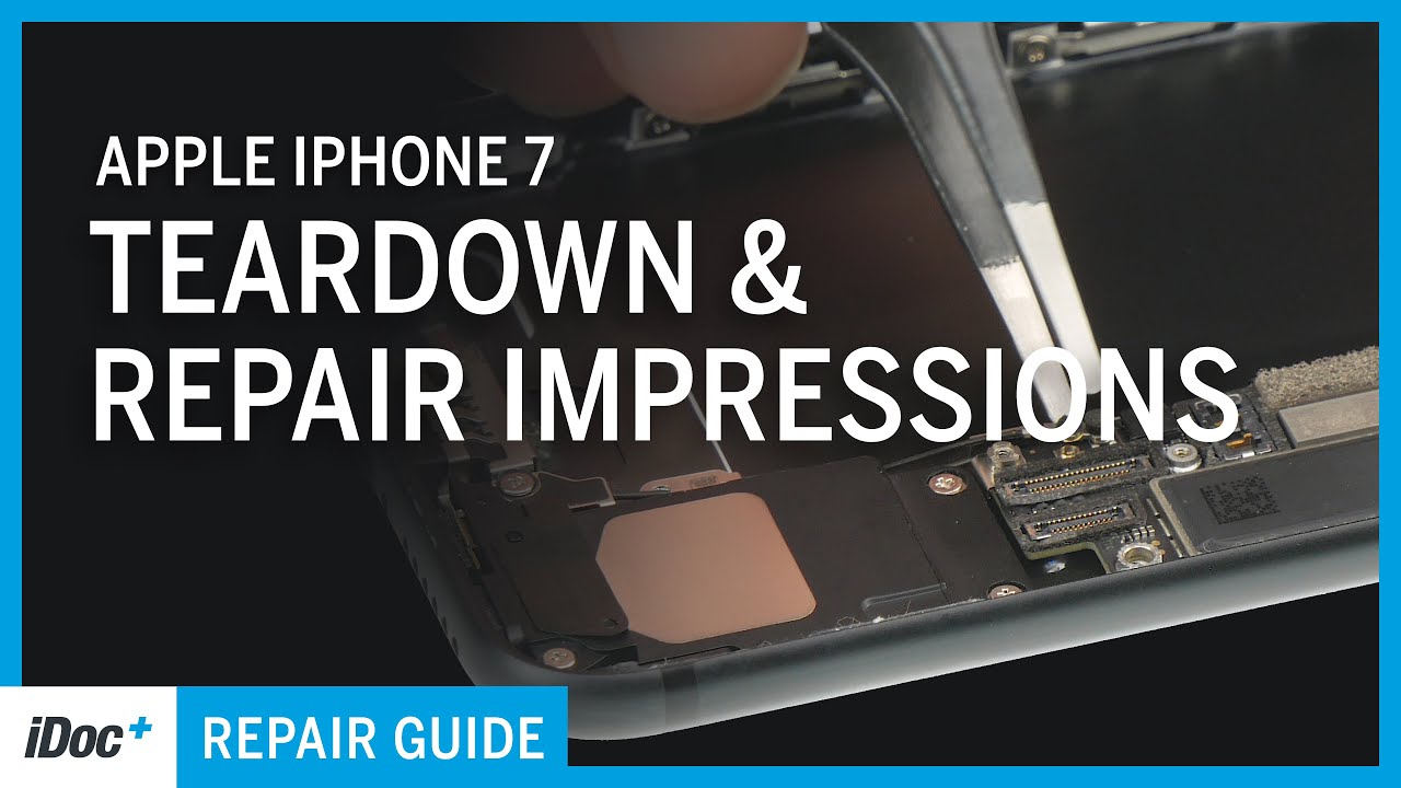 iPhone 7 &ndash; TEARDOWN + Backcover replacement