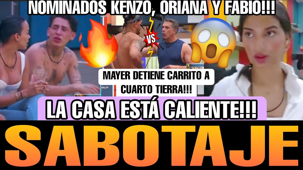 🔥 HOY NOMINADOS ORIANA, KENZO Y STEFANO!!! ¿MAYER SALE? LA CASA DE LOS FAMOSOS EN VIVO TELEMUNDO
