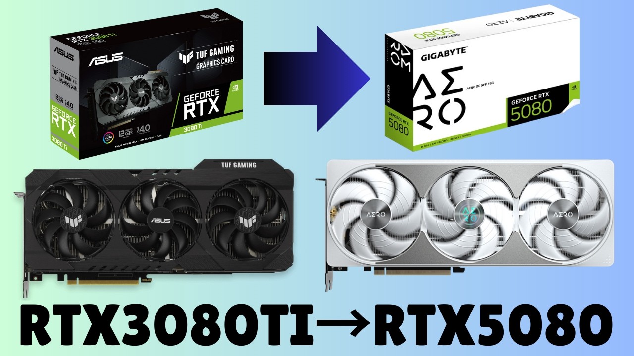 RTX3080ti → RTX5080 交換しよう配信