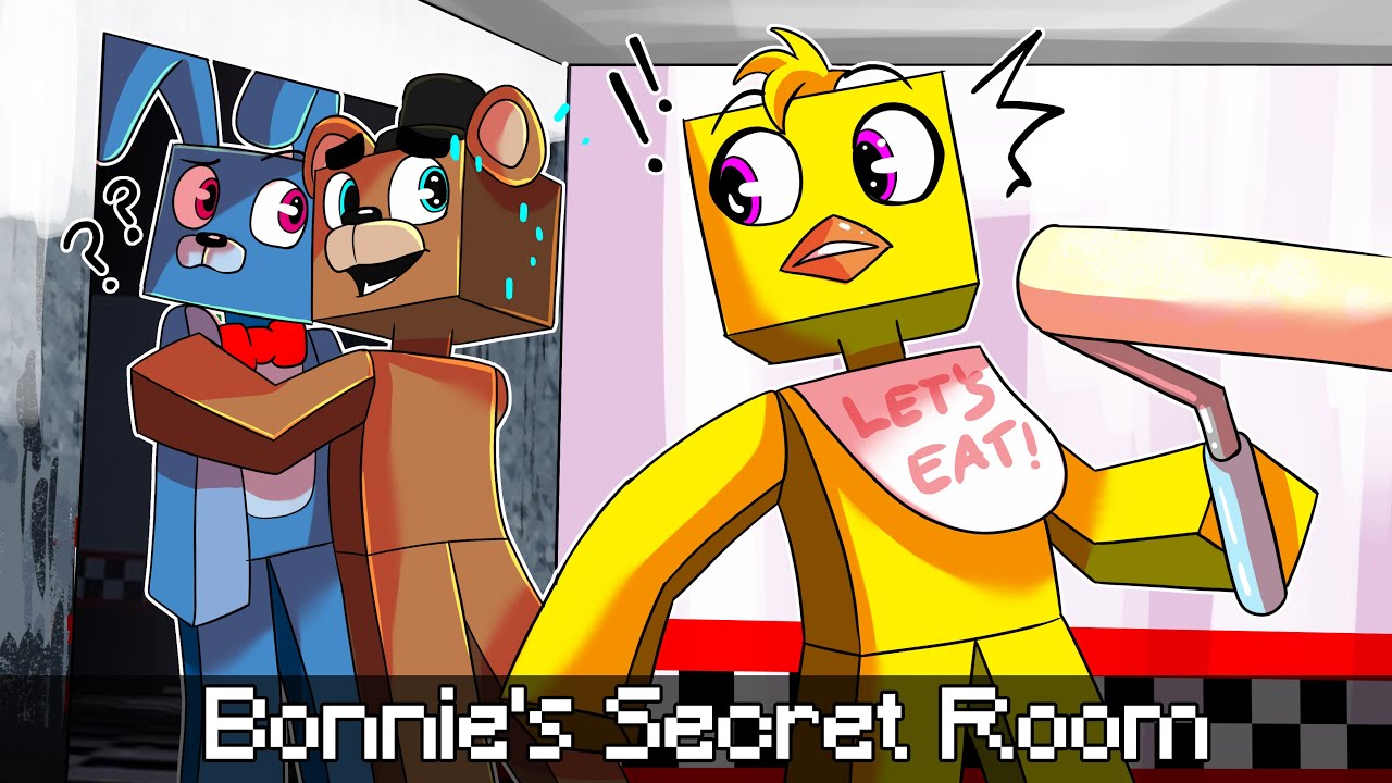Секретная скрытая база Бонни! в Minecraft Fnaf Roleplay