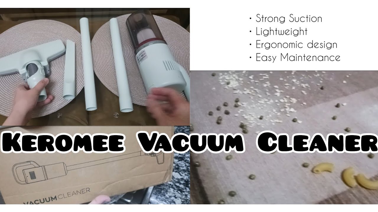 Affordable Keromee Wired Vacuum Cleaner | Unboxing Product Demo Testing @ShopeePhilippines