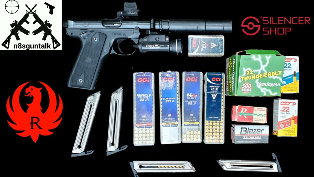 Ruger Mark IV 22/45 Accuracy Test 🎯