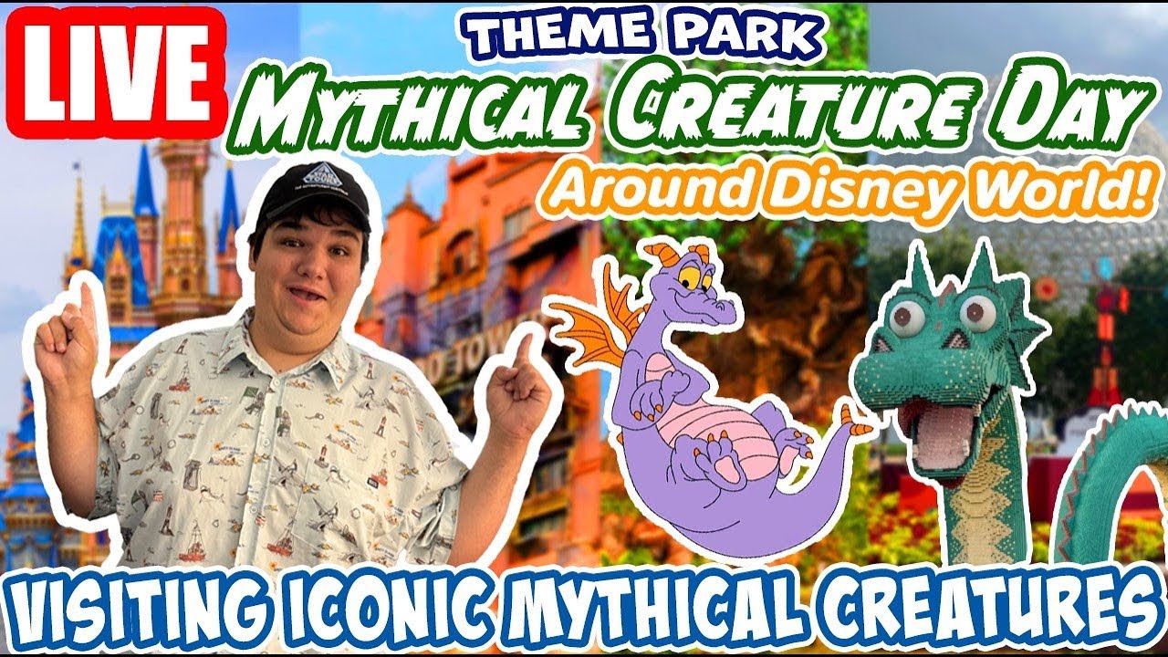 🔴Live: Celebrating Theme Park Mythical Creature Day at Disney World! - Disney World Livestream