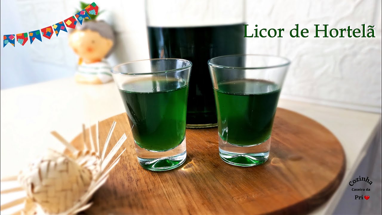 LICOR DE HORTELÃ / LICOR DE MENTA ARTESANAL