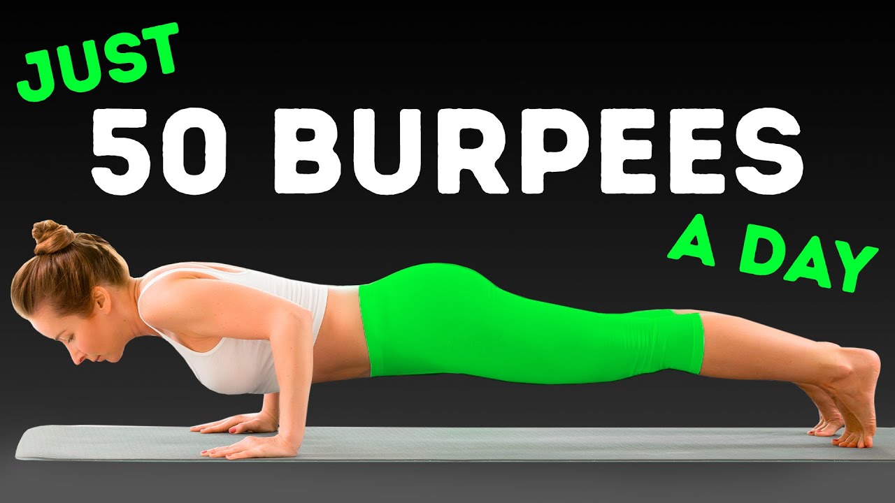 I Did Just 50 Burpees a Day, Here's What Happened in a Month