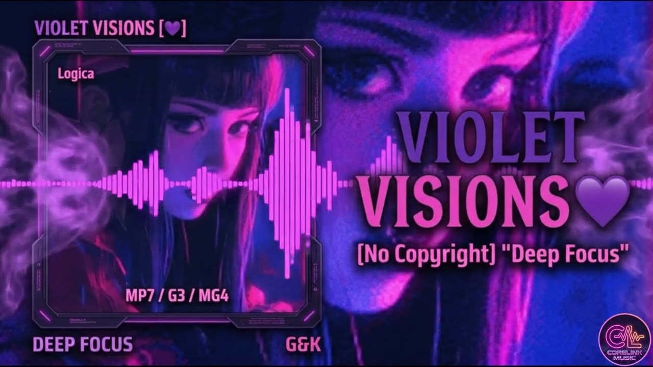 VIOLET VISIONS 💜 Cyberpunk Chillwave [Deep Focus / Coding OST] | No Copyright