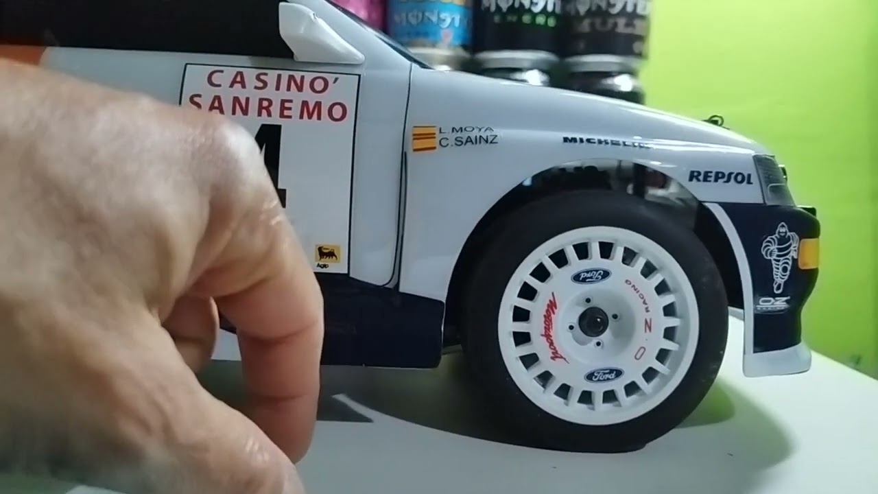 Nuevo RC HPI WR8 Flux Ford Escort RS cosworth Repsol Sainz & moya San Remo 1996