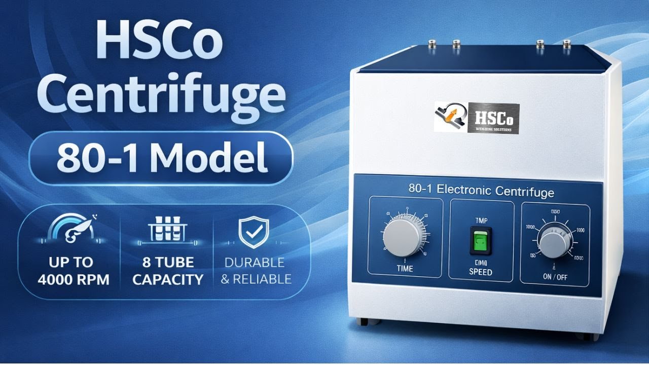 HSCO Centrifuge 80-1 | Laboratory Centrifuge Demo & Overview