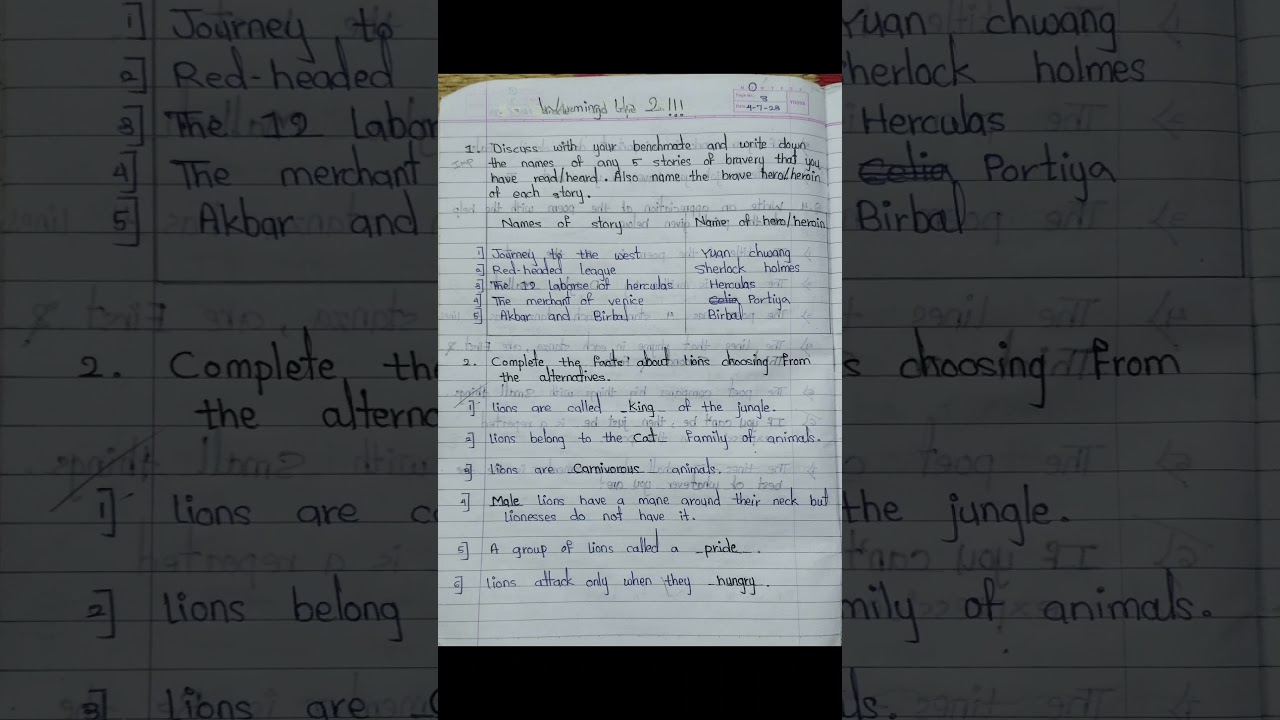Warming up 2 activity / Std 8th / English / Urdu Medium