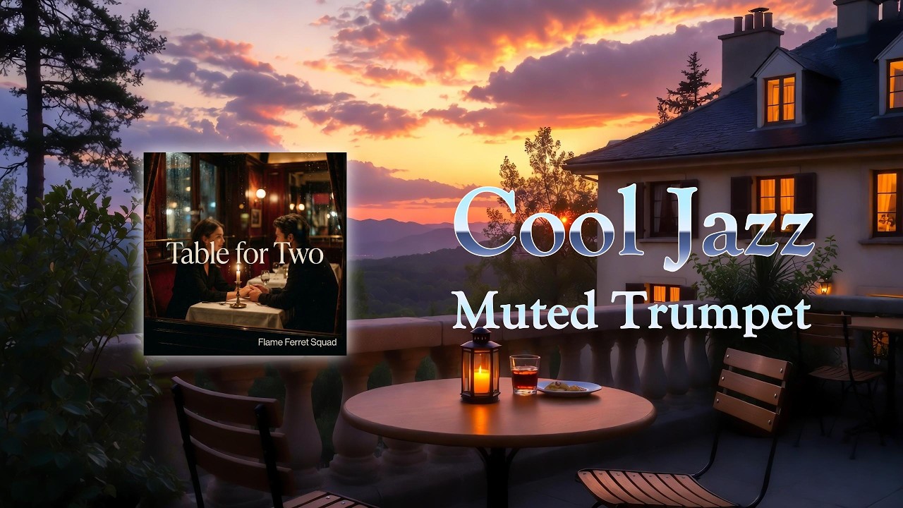 음악 카페🎶쿨 재즈 [ Table for Two ] Music Cafe🎶Cool Jazz 🎶Muted Trumpet 🎶Instrumental 🎶BGM (광고 없음)