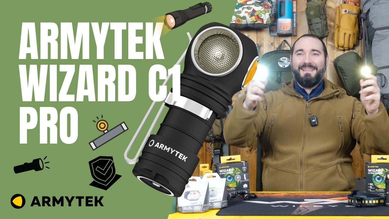 ARMYTEK WIZARD C1 PRO - PICCOLA E VERSATILE - RECENSIONE COMPLETA