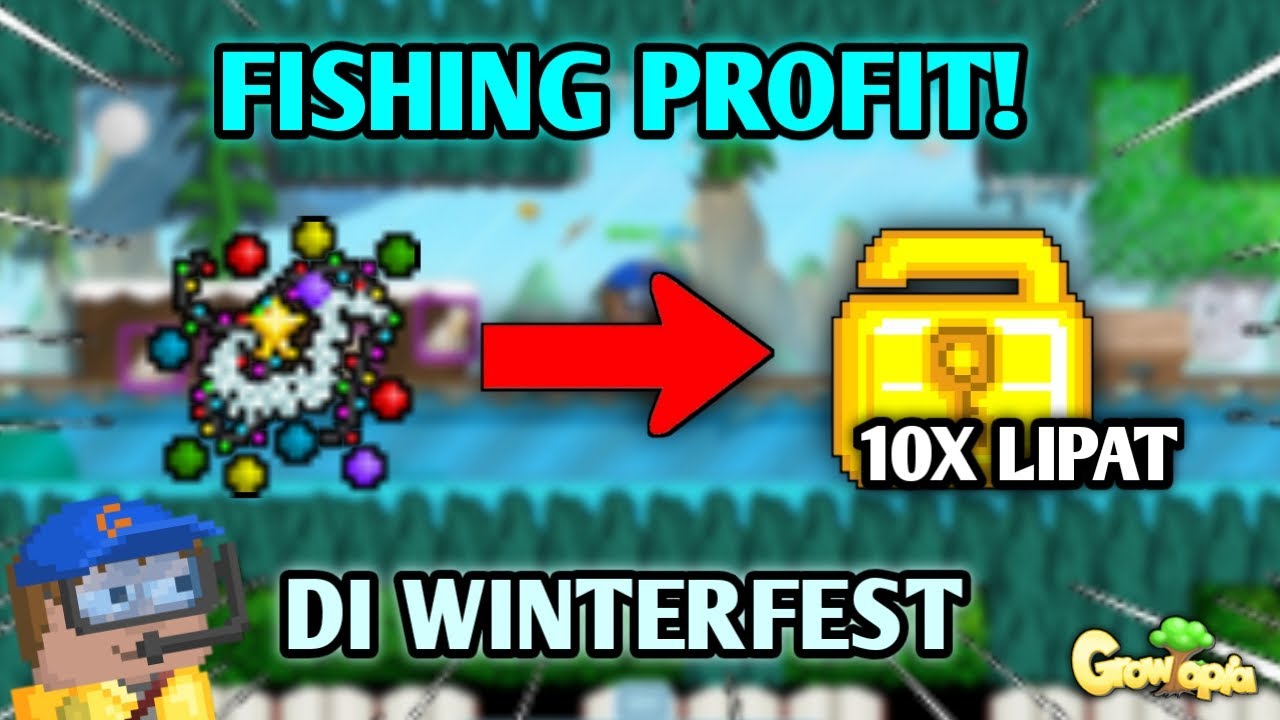 Profit Mancing Di Event WINTERFEST | Modal 5 WL!! | Growtopia