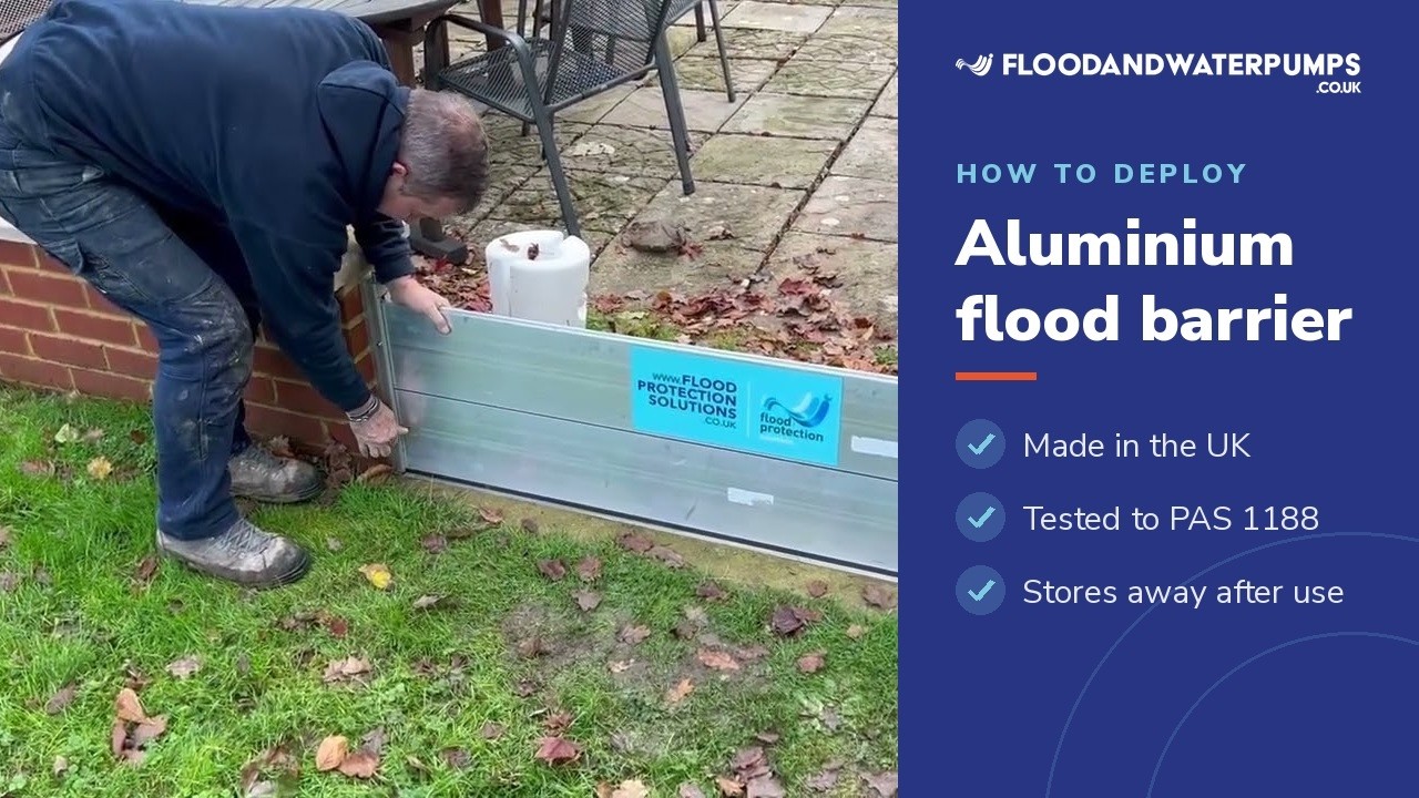 How to Deploy a Flood Barrier | Metal Flood Barrier | FPS Flood Barrier | Property Flood Resilience