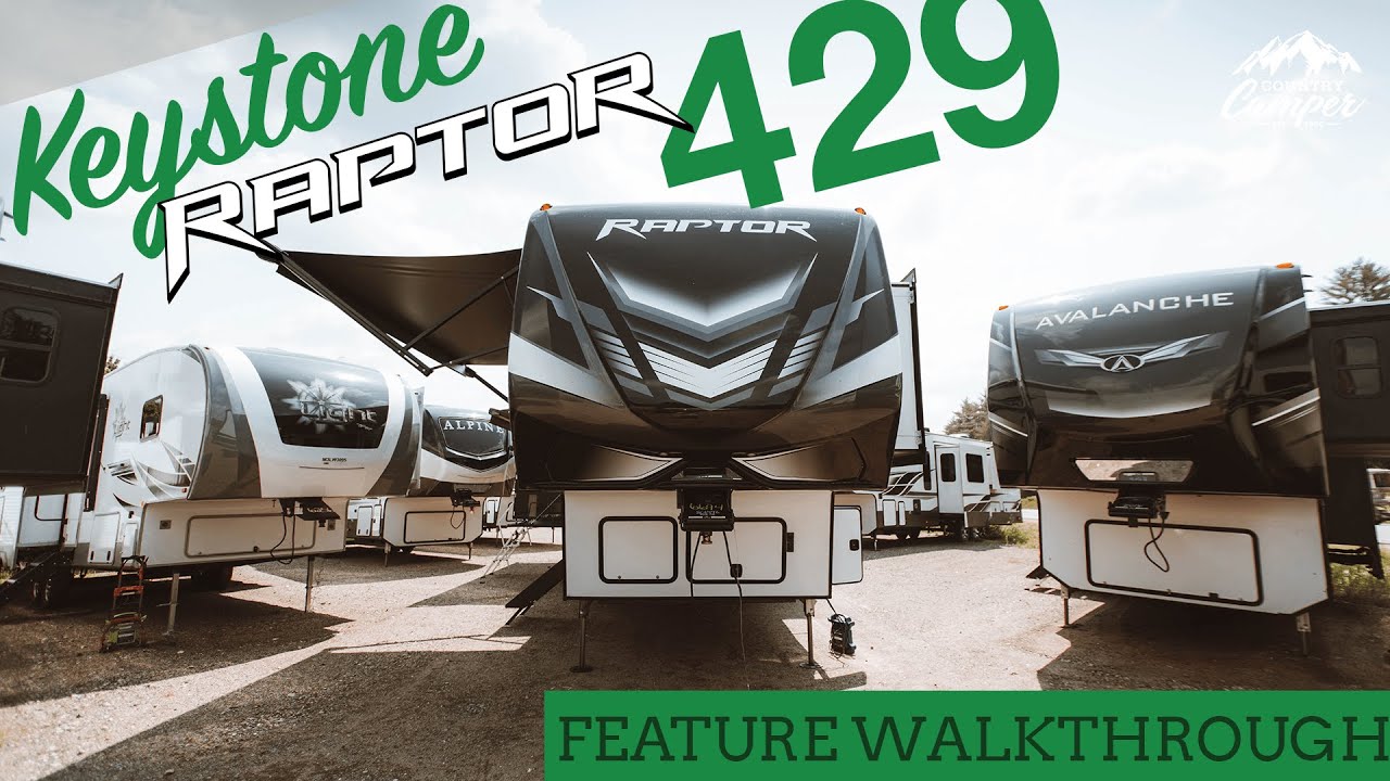 2021 Keystone Raptor 429 | Biggest Toy Hauler On The Market! #countrycamper #featurewalkthroughs