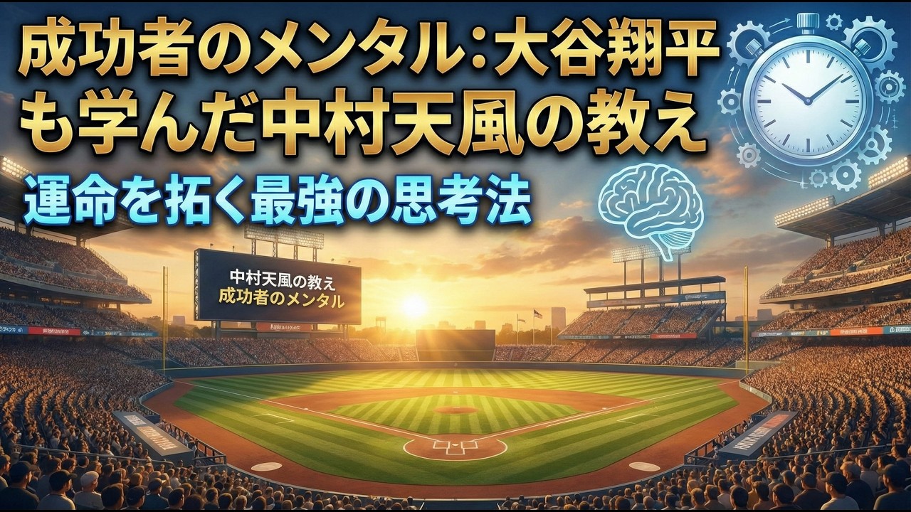 成功者のメンタル：大谷翔平も学んだ中村天風の教え