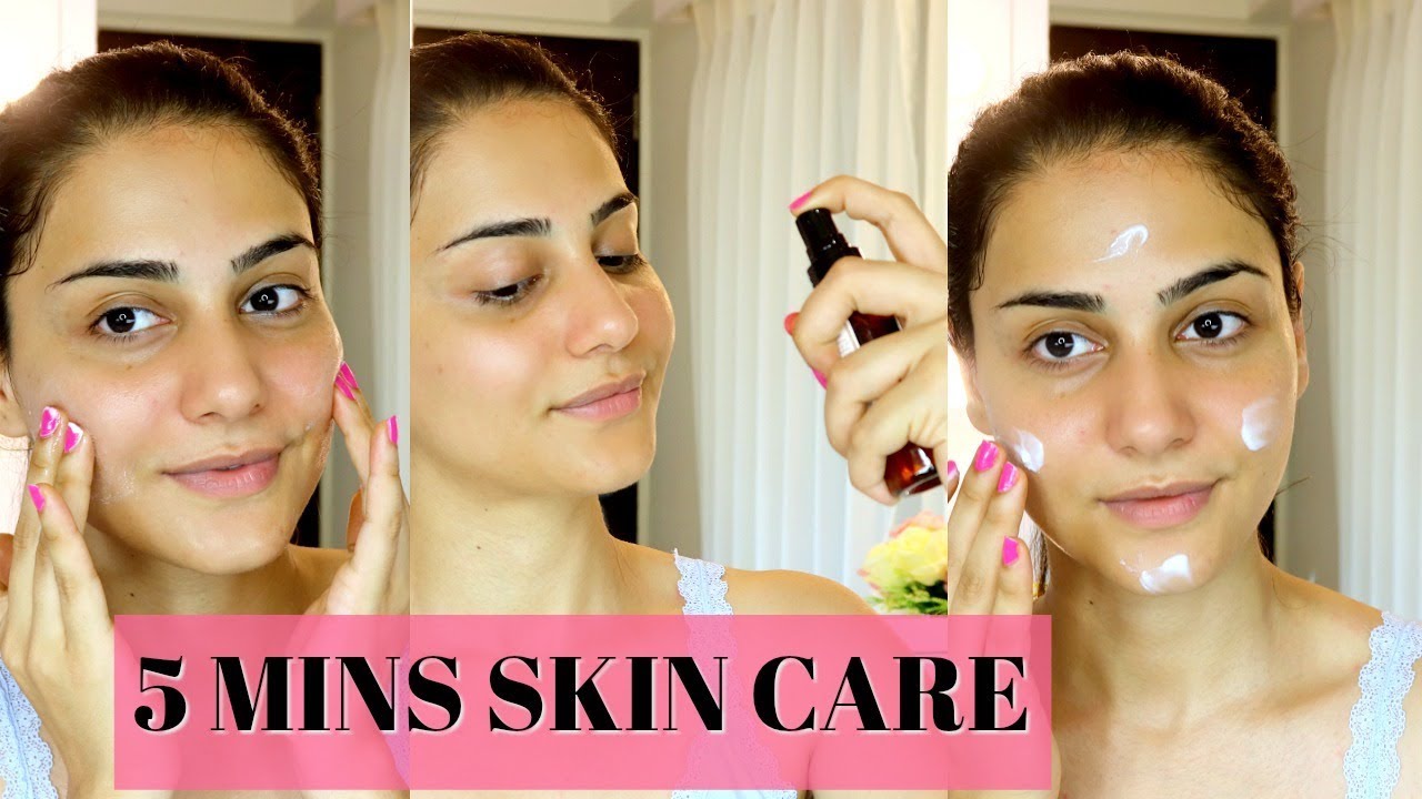 5 MINS SKINCARE ROUTINE (ALL SKIN TYPES) + GIVEAWAY | SIMMY GORAYA