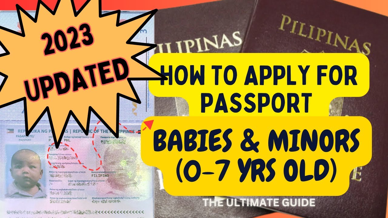 PAANO MAG-APPLY NG PASSPORT PARA KAY BABY (2023) | STEP-BY-STEP PROCESS AT TIPS  (UPDATED!)
