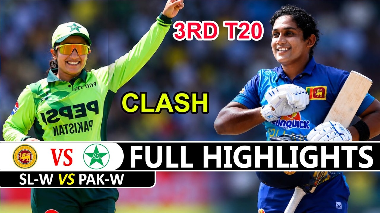 Full Highlights | Pakistan Women VS Sri Lanka Women 3rd T20 Match Highlights 2026 | Pak Vs SL