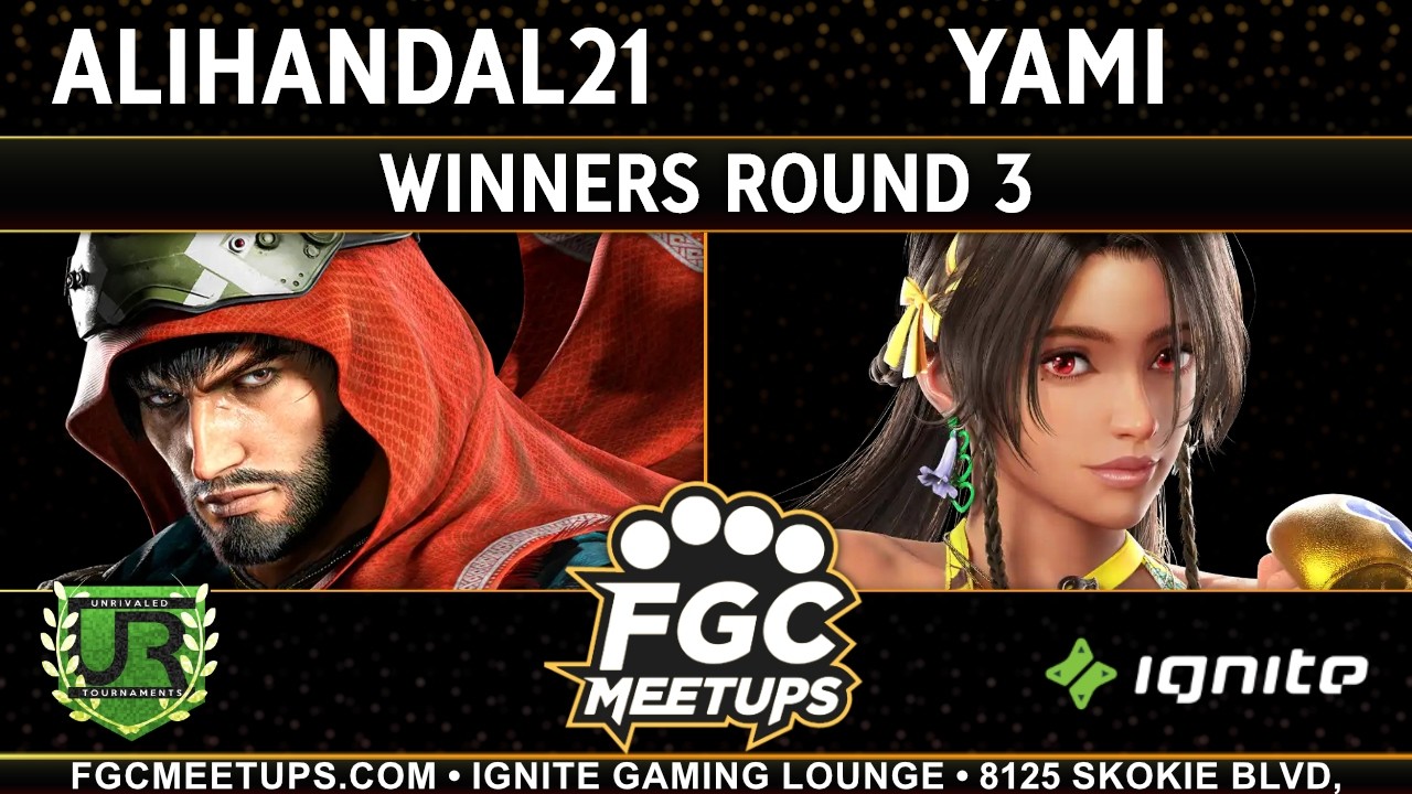 alihandal21 (Shaheen, Lee) vs Yami (Miary Zo) - FGC Meetups 115 WINNERS ROUND 3 - T8