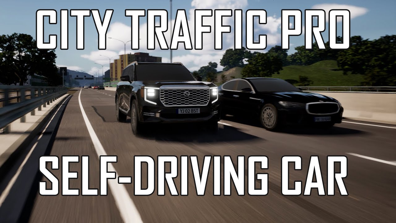 Self-Driving Car Experience with City Traffic Pro [UE5 Asset]