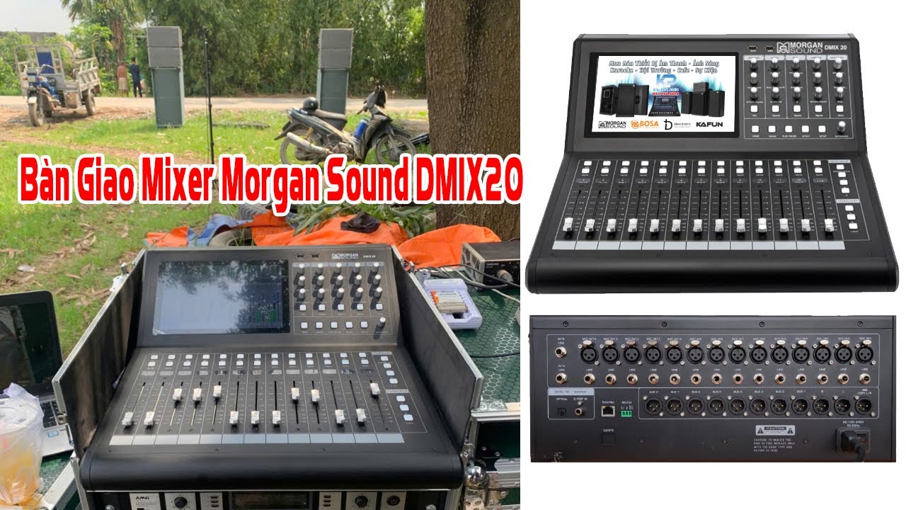 Kh&aacute;ch Đi Show Thực Tế Mixer Morgan Sound DMIX20