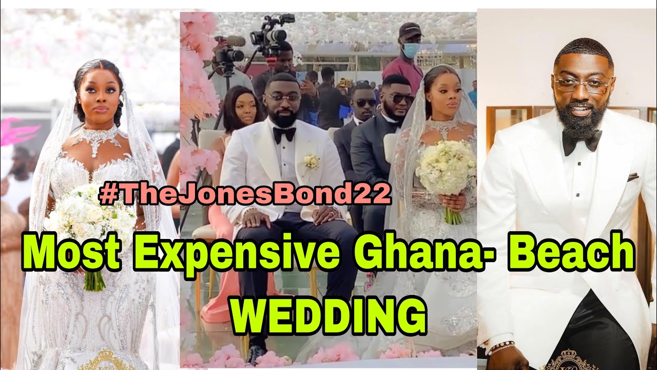 BREAKING: Beautiful Expensive Beach WEDDING of Kojo Jones - Ghana Celebrities #TheJonesBond22