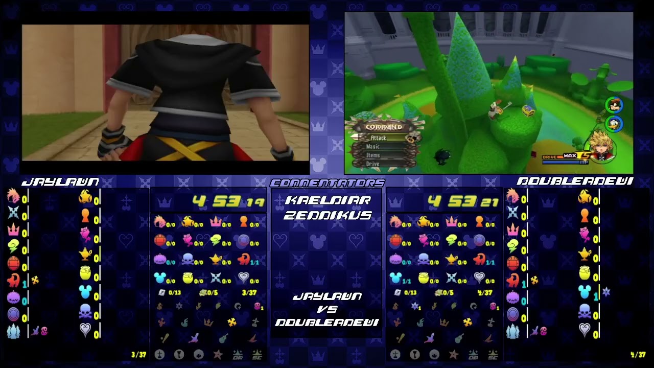 Jaylawn vs DoubleADewi - Losers Top 8 - KH2Rando Fall League 2021