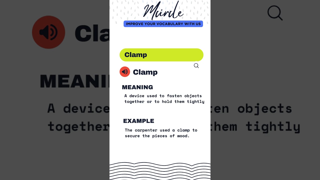 Meaning of Word  CLAMP 