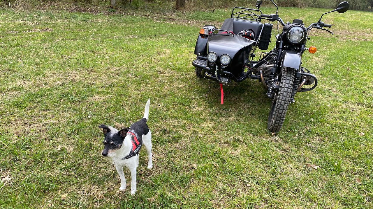 Ural Gespann Frühling DJI mini 2 ural motorcycle