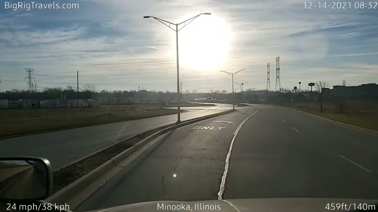 BigRigTravels LIVE | Minooka to Joliet, IL (12/14/21 8:17 AM CST)