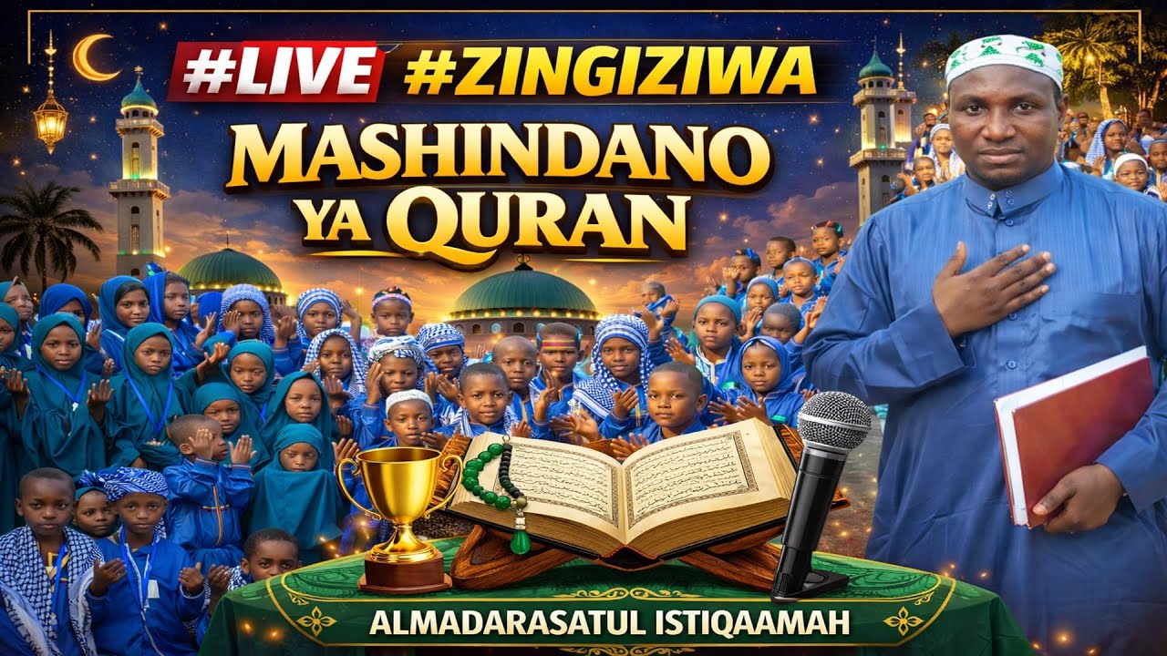 #LIVE#WANAFUZI WALIOHIFADHI QURAN WAKISHINDANA KUSOMA-AL-MADRASATUL ISTIQAAMAH