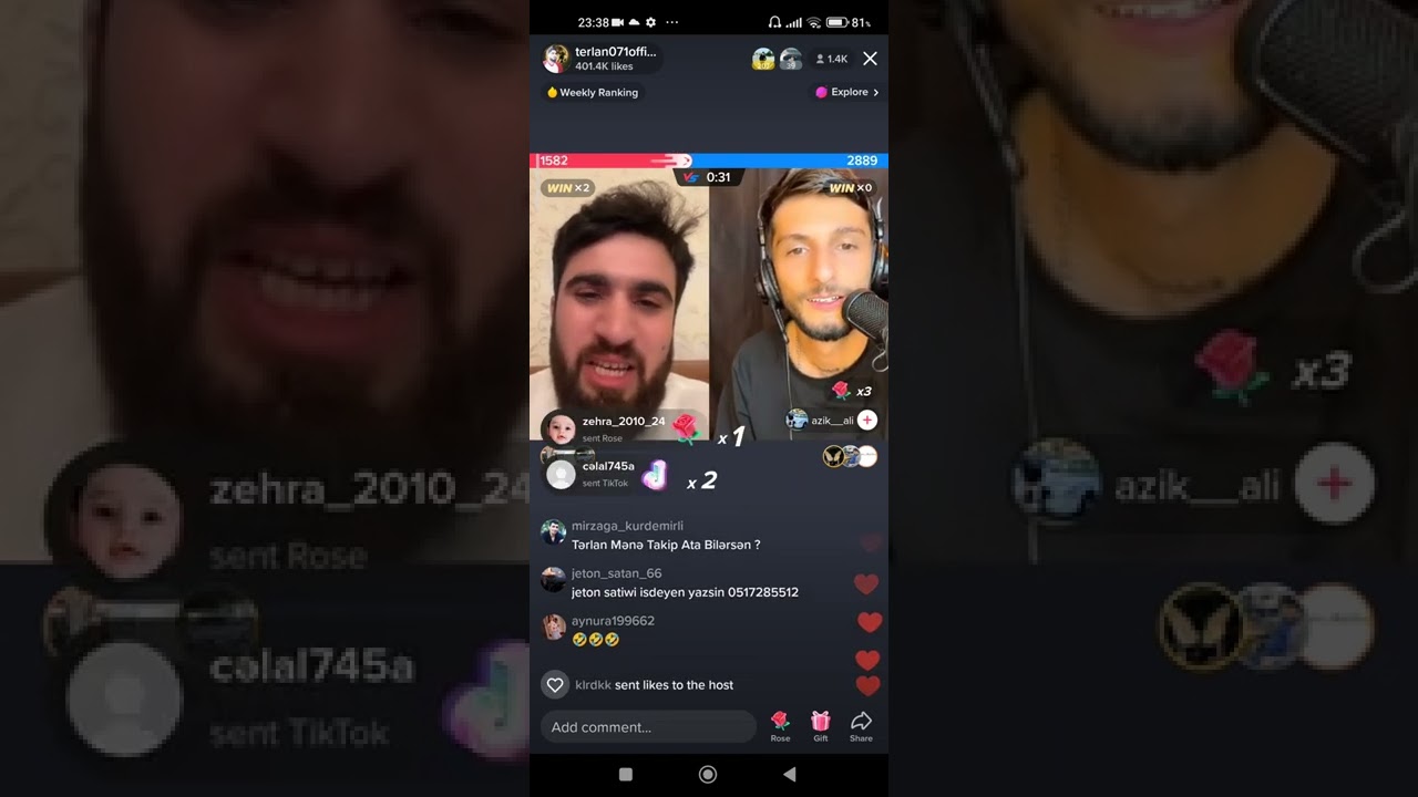 Tərlan vs Azik Ali
