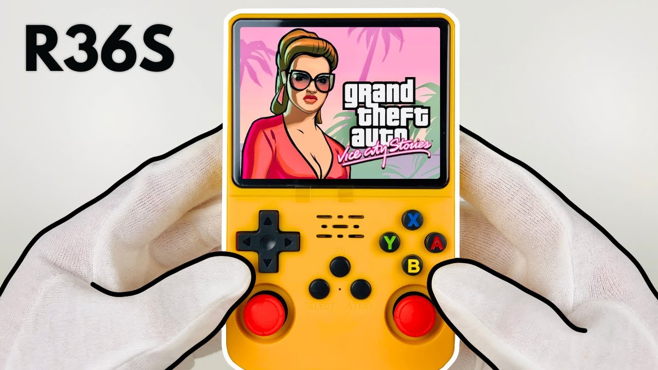 Handheld Game Console R36S (2025) Unboxing + Gameplay