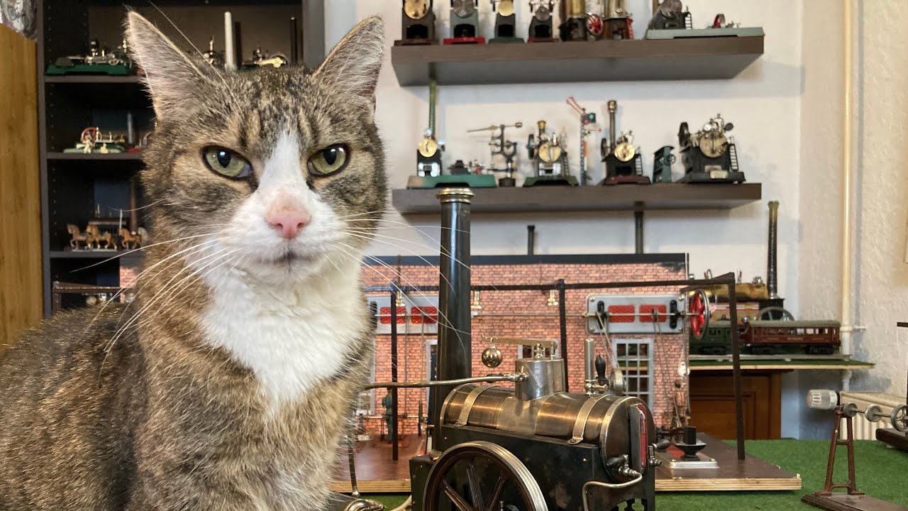 Schoenner Lipsia Dampfmaschine steam engine