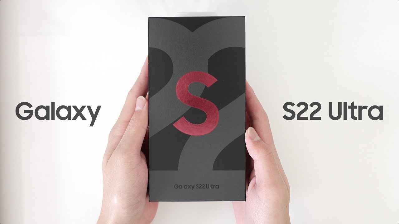Samsung Galaxy S22 Ultra - Burgundy – Unboxing