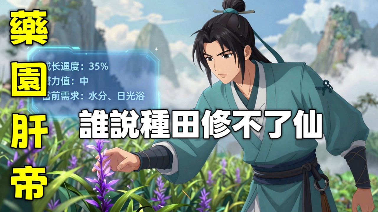 【凡人流】只要滿足植物需求就能變強？我在修仙界肝靈植進度條，每天澆水吹風，竟成了宗門最強劍修！｜長生種田路