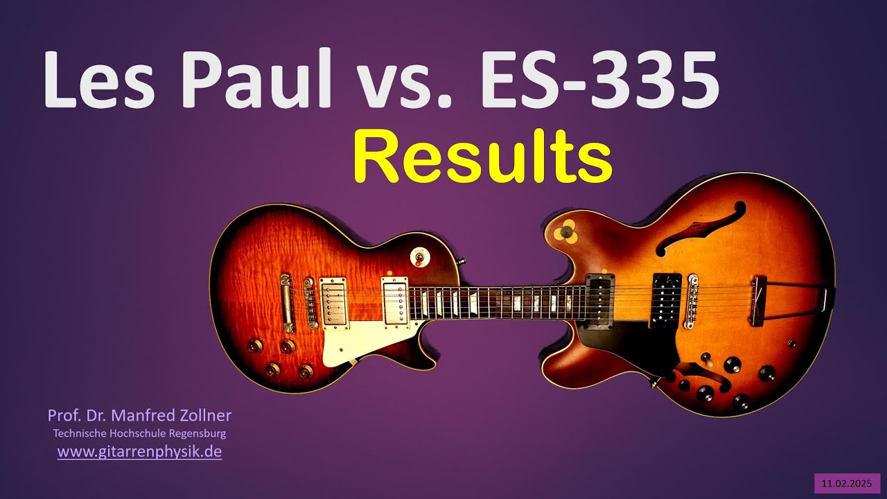 T127-3 LesPaul vs. ES-335  *Hörtest Results*
