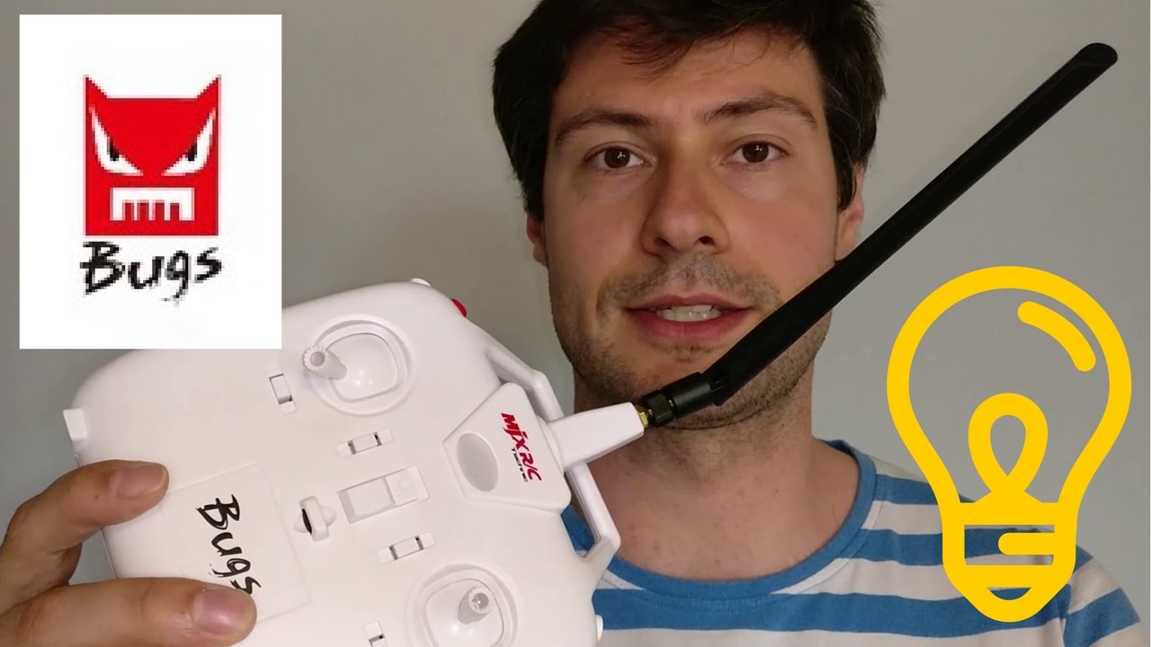MJX B3 Bugs - extend the control range by modding the RC