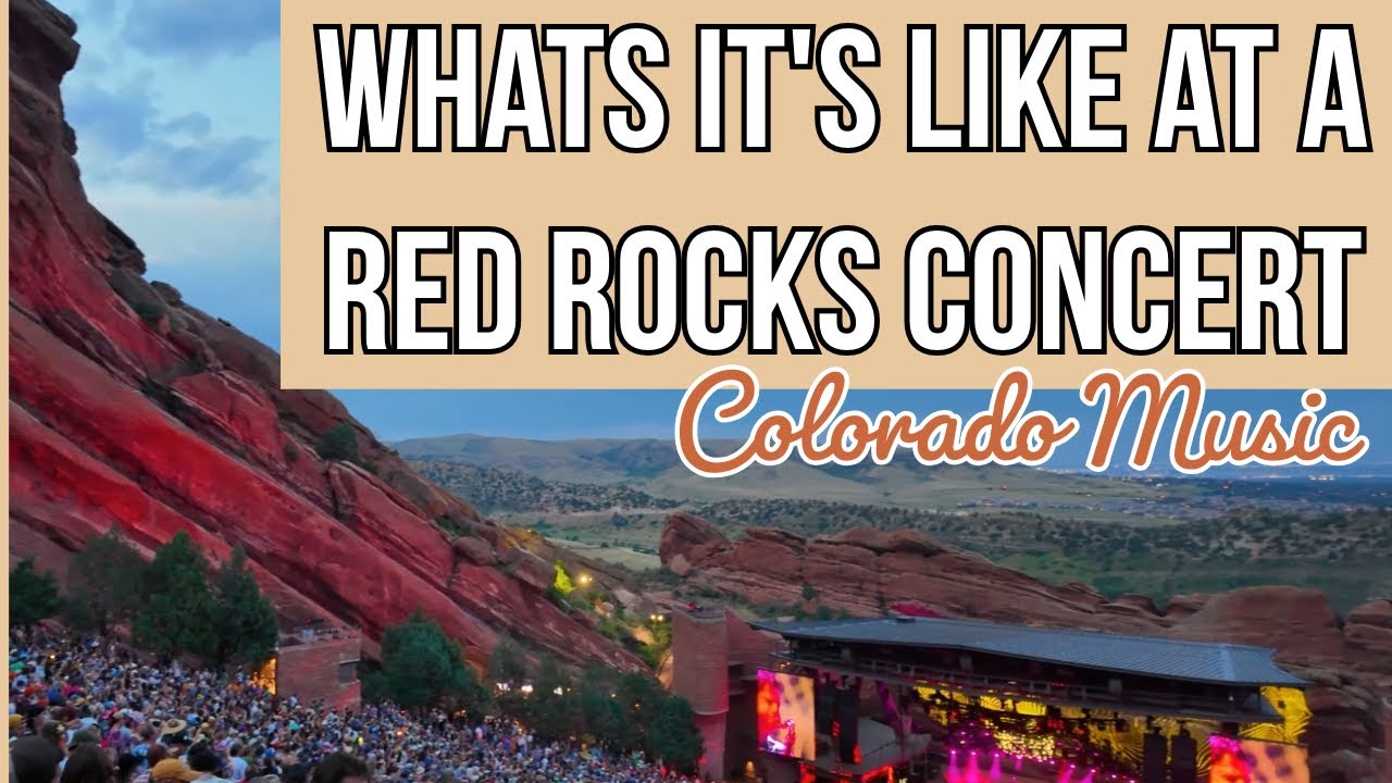 Каково это — посетить концерт в Red Rocks! Лучшая в мире площадка для выступлений на открытом воз...
